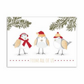 Leave it to the Birds Greeting Card - Gold Lined White Fastick  Envelope